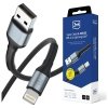 Kabel 3MK Hyper Cable N-SERIES USB-A do  Lightning 1m 5V/2.4A 12W czarny
